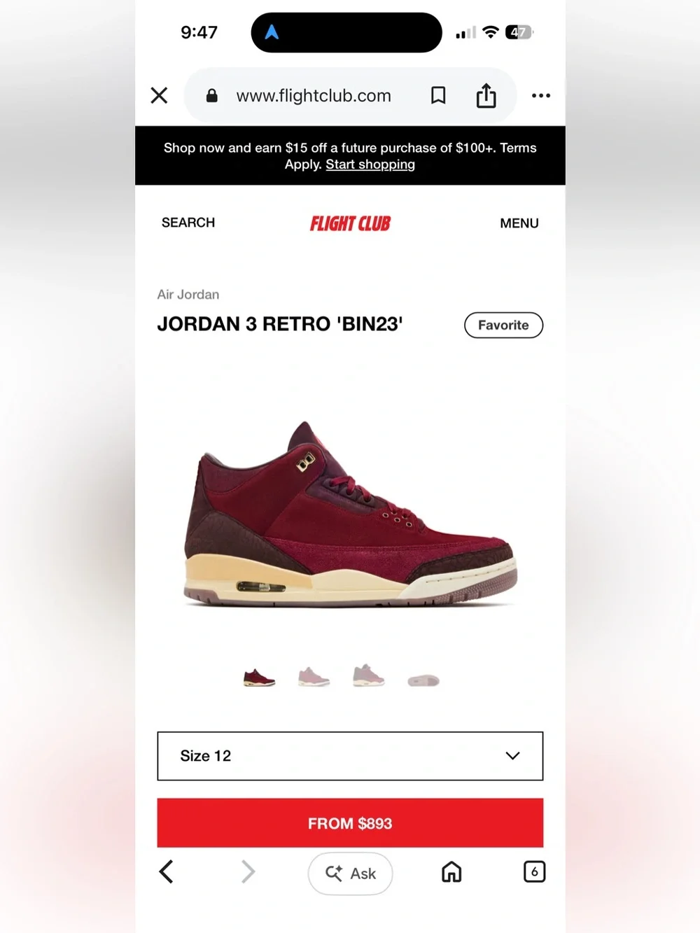 New! Nike Air Jordan 3 Retro 